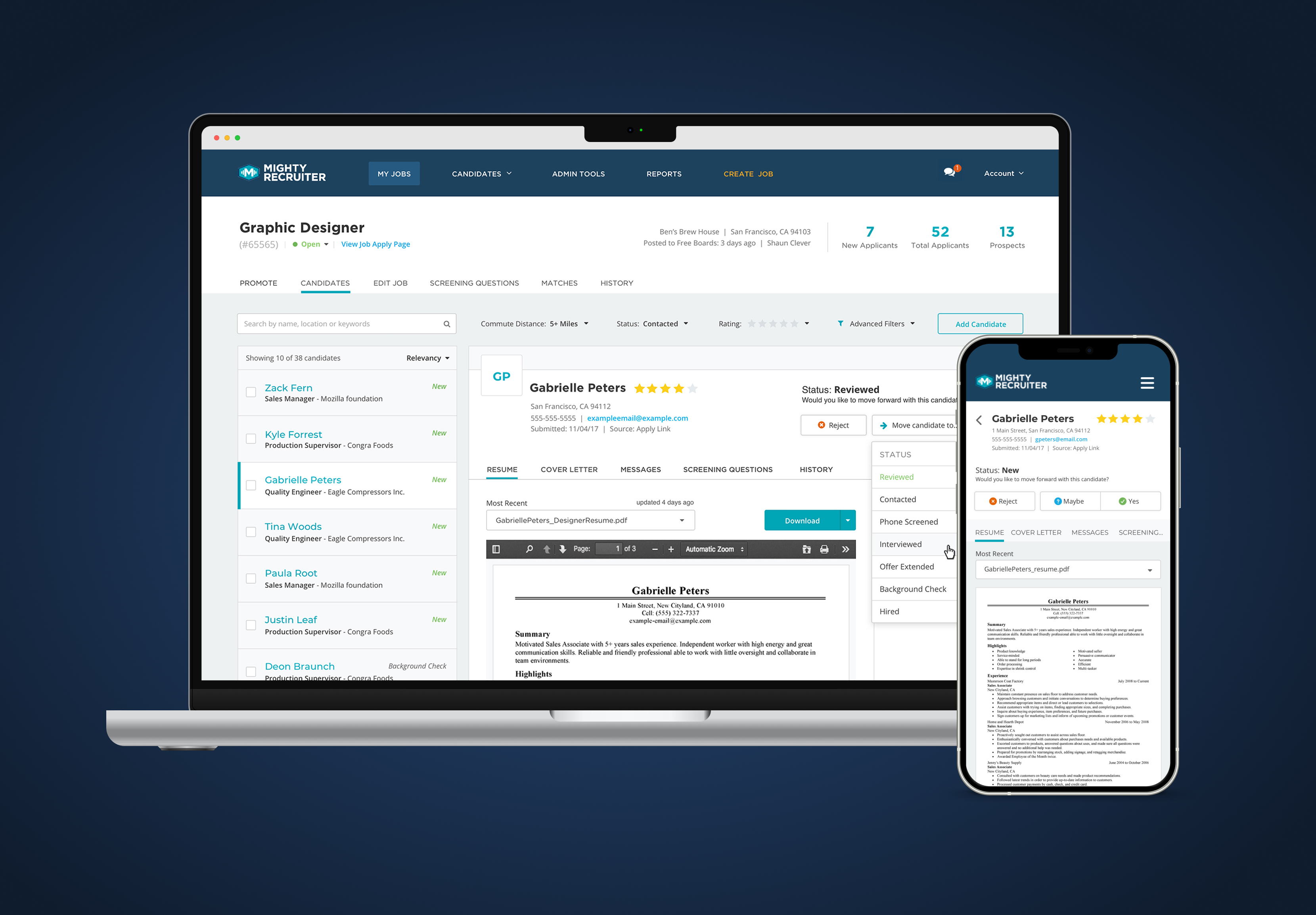 Before and after: candidate management redesign
